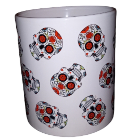 Day of the Dead Sugar Skull Coffee Mug - Picture 3 of 4